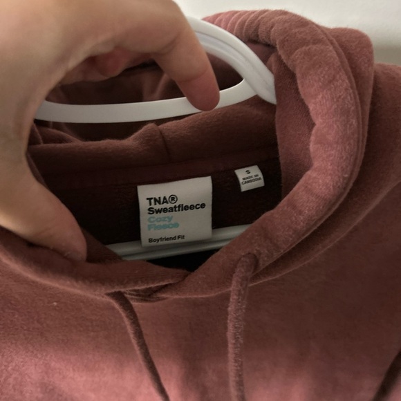 TNA Sweatfleece Cozy AF Boyfriend Fit Hoodie - Picture 3 of 3